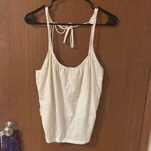 White Camisole Top with tie in the back